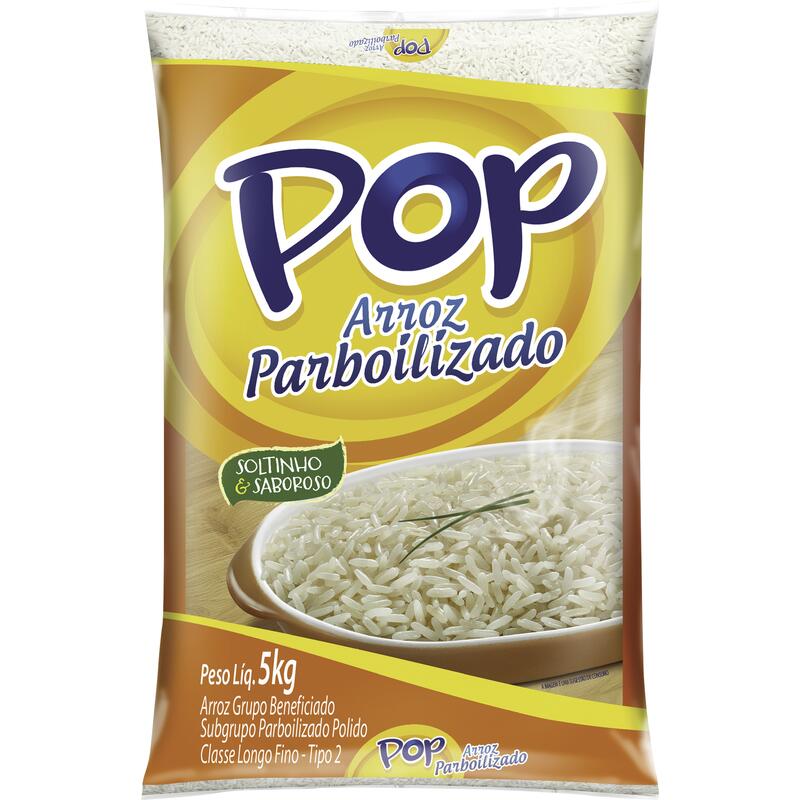 Arroz Pop Parboilizado - Tipo 2 5kg