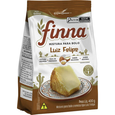 Mistura para Bolo Finna Luiz Felipe 400g