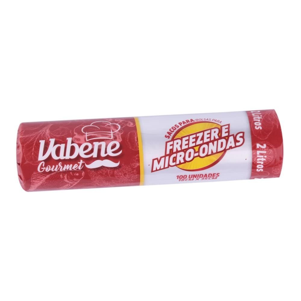 Embalagem Para Freezer Vabene 2l Com 100 Unidades