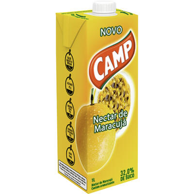 Suco Néctar Camp Maracujá 1L