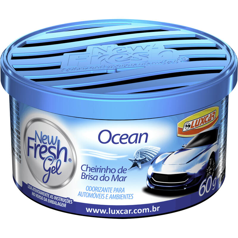 Odorizante em Gel New Fresh Luxcar Ocean 60g