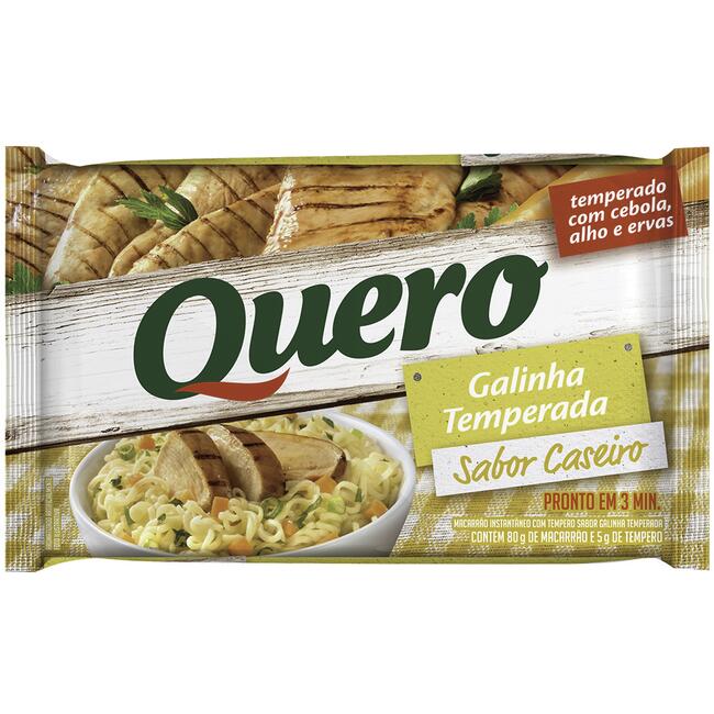Macarrão Instantâneo Lámen Quero Galinha 85g
