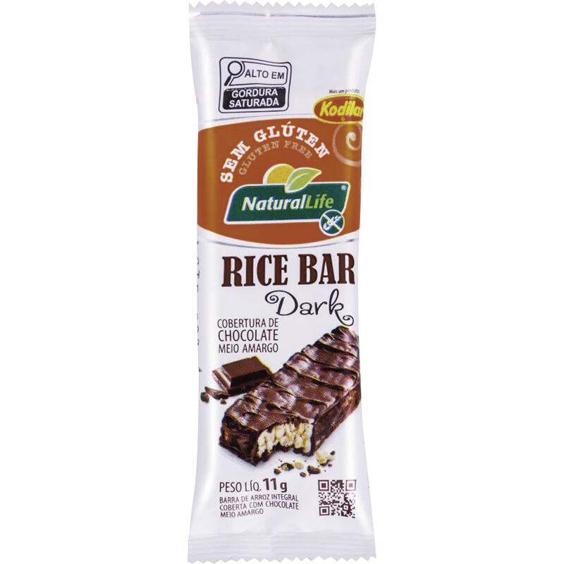 Barra de Chocolate Kodilar Rice Bar Dark 11g