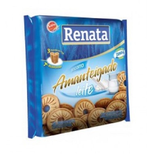 Biscoito Amanteigado Renata 330g - Leite