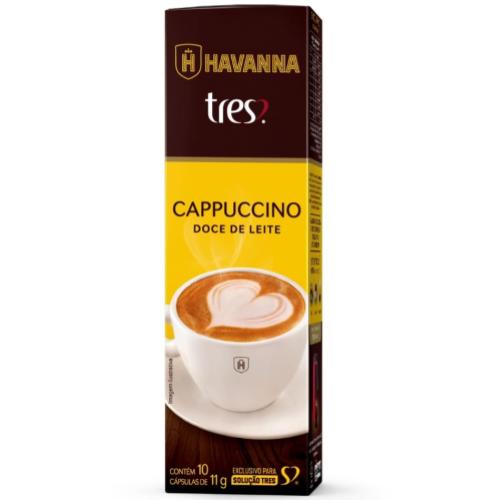 Capsula TRES Cappuccino Doce De Leite 3 Corações 10 unid