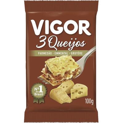 Queijo Ralado Vigor 3 Queijos 100g