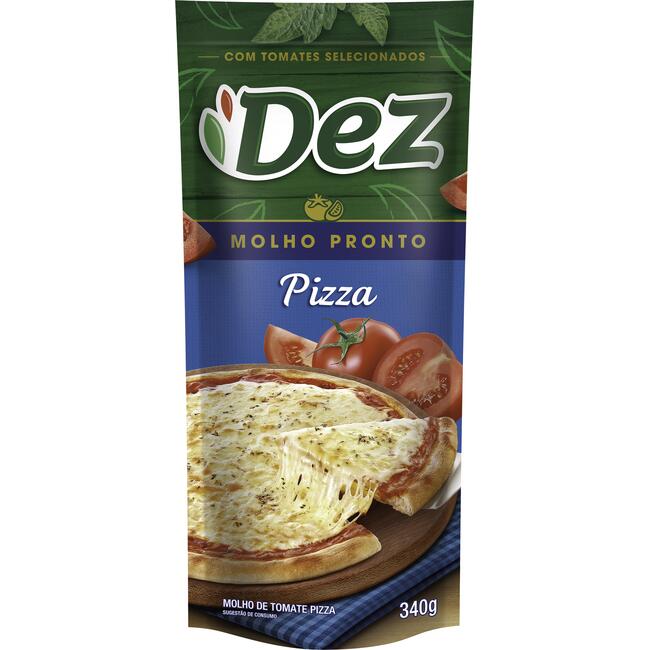 Molho de Tomate Dez + Pizza 340g