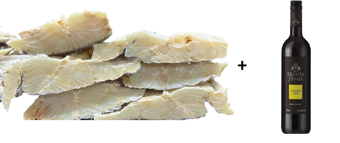 Bacalhau Salgado Zarbo 2 Kilos + 1 Vinho Quinta Jubair Suave