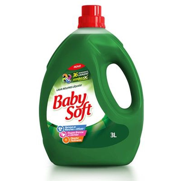 Sabão Líquido Baby Soft 5 Litros - Verde