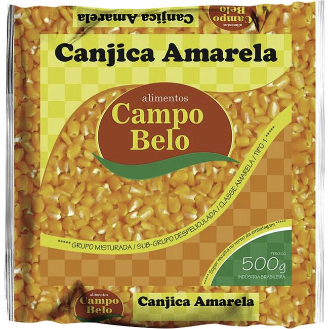 Canjica Campo Belo Amarela 500g