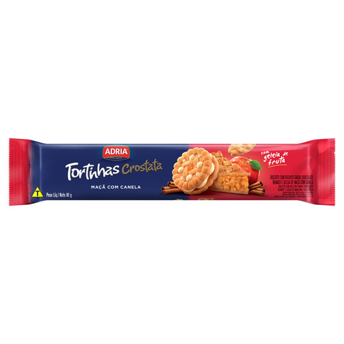 Biscoito Crostata Adria Maçã com Canela 80g