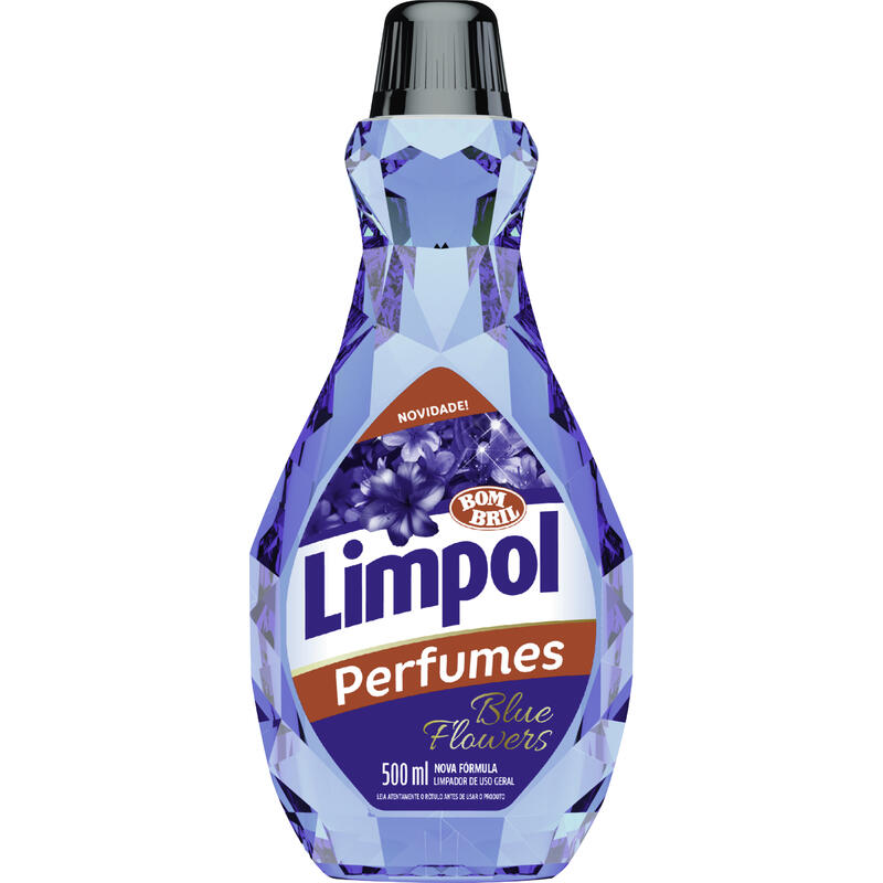 Limpador Perfumado Limpol Blue Flowers 500ml