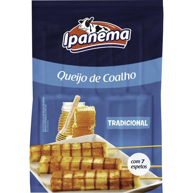 Espeto de Queijo Coalho Ipanema Preço por quilo no pacote