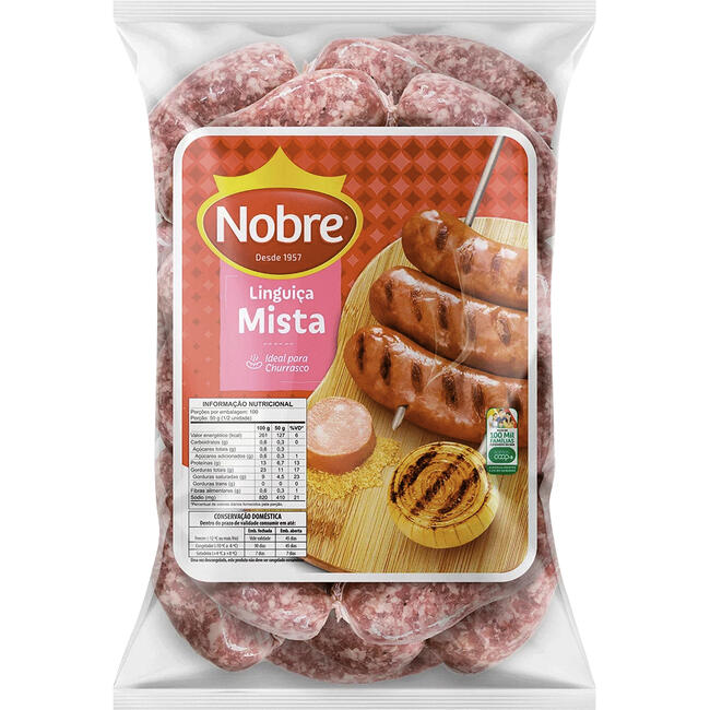 Linguiça Mista Nobre Congelada 5kg