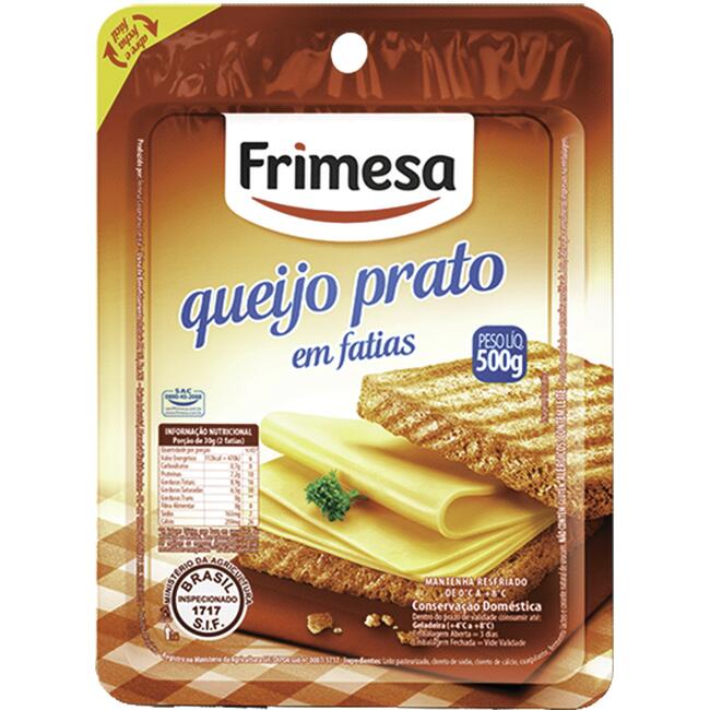 Queijo Prato Frimesa Fatiado 500g