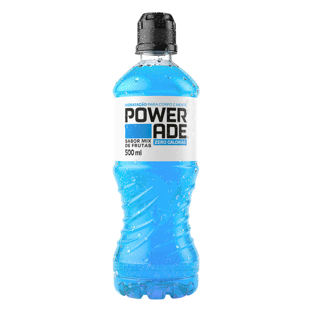 Isotônico Mix de Frutas Zero Calorias Powerade Garrafa 500ml