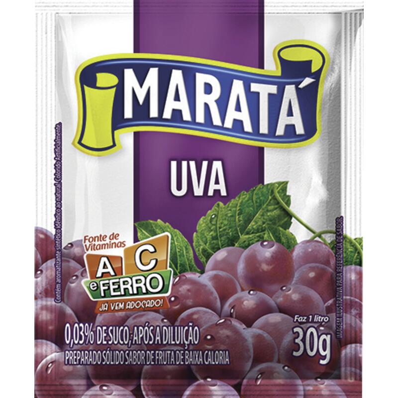 Refresco em Pó Maratá Uva 30g
