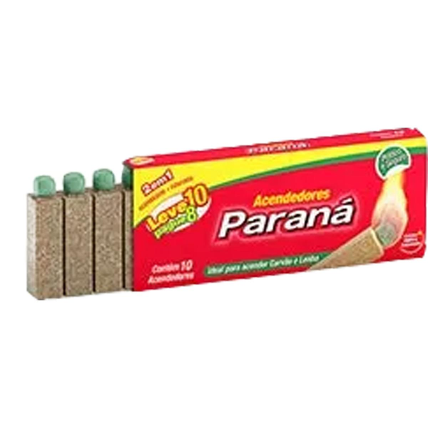 Acendedor Paraná Bastão - Com 10 Acendedores