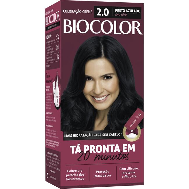 Tintura Biocolor 2.0 Preto Azulado