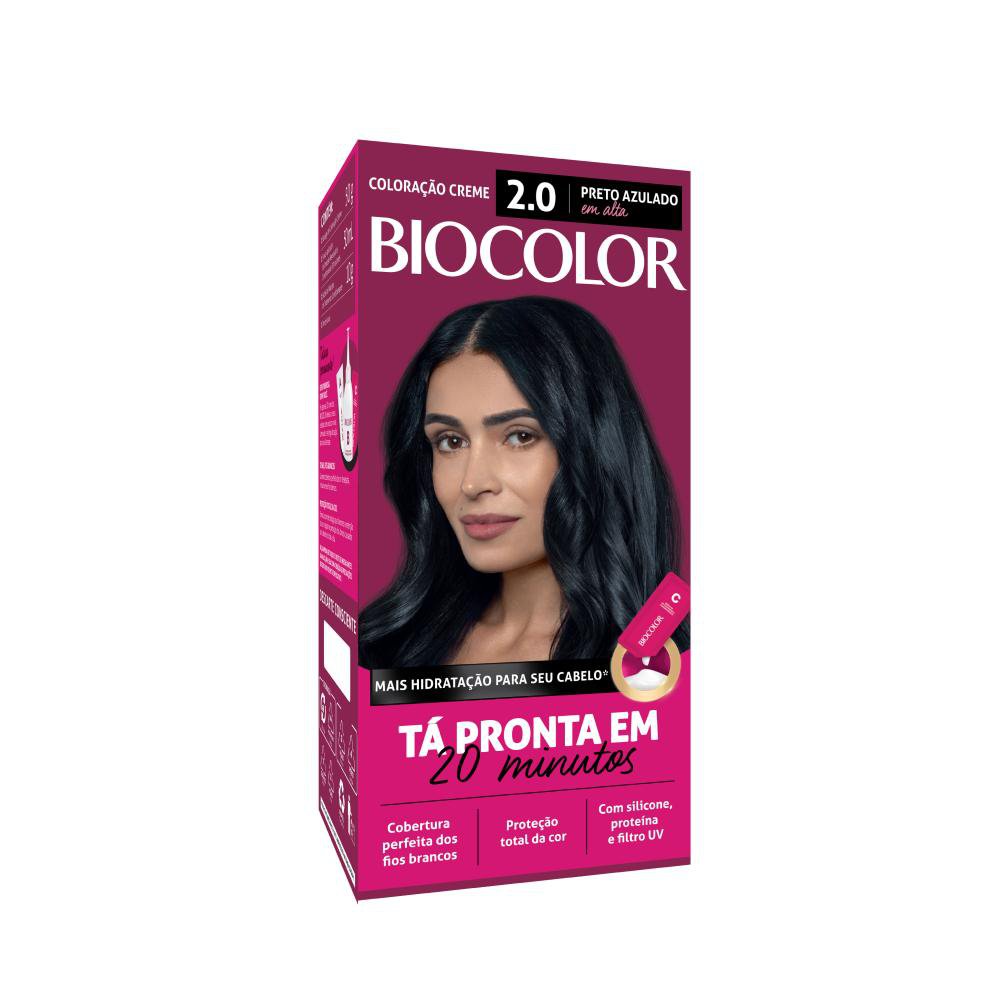 Tintura Biocolor 2.0 Preto Azulado