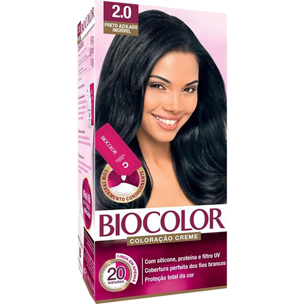 Tintura Biocolor 2.0 Preto Azulado