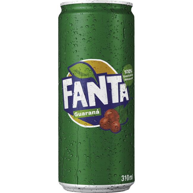 Refrigerante Fanta Guaraná Sleek 310ml