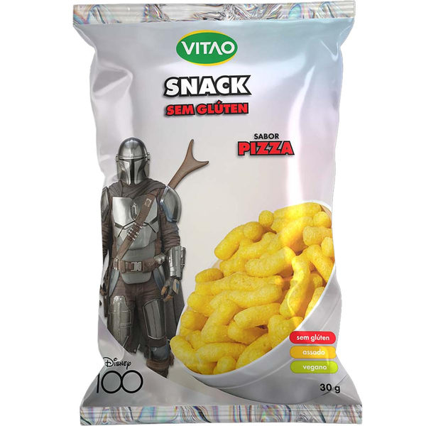 Snacks Vitao 30g - Disney - Sem Glúten - Pizza