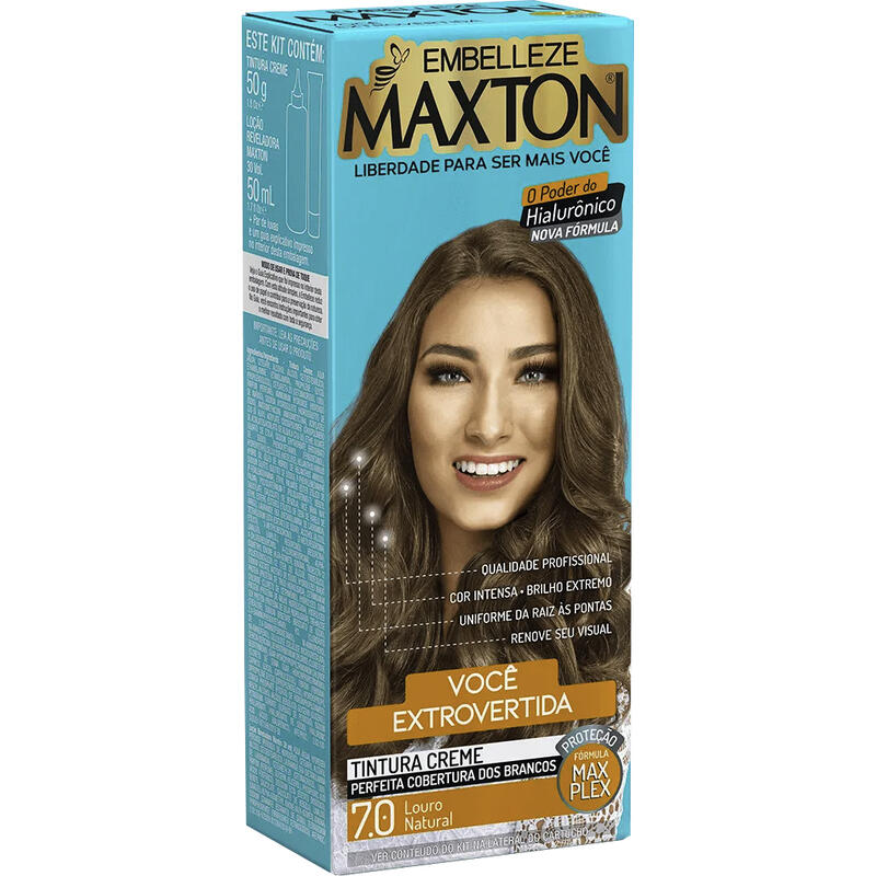 Tintura Maxton Louro Natural 7.0 Kit