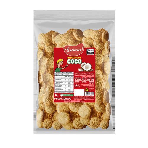 Biscoito Boccone Coco 1kg