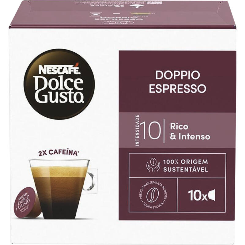 Cápsula Dolce Gusto 80g - Doppio Espresso