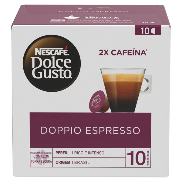 Cápsula Dolce Gusto 80g - Doppio Espresso