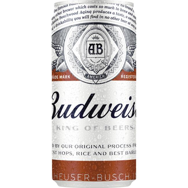 Cerveja BUDWEISER American Lager 269ml Lata
