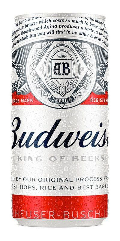 Cerveja BUDWEISER American Lager 269ml Lata