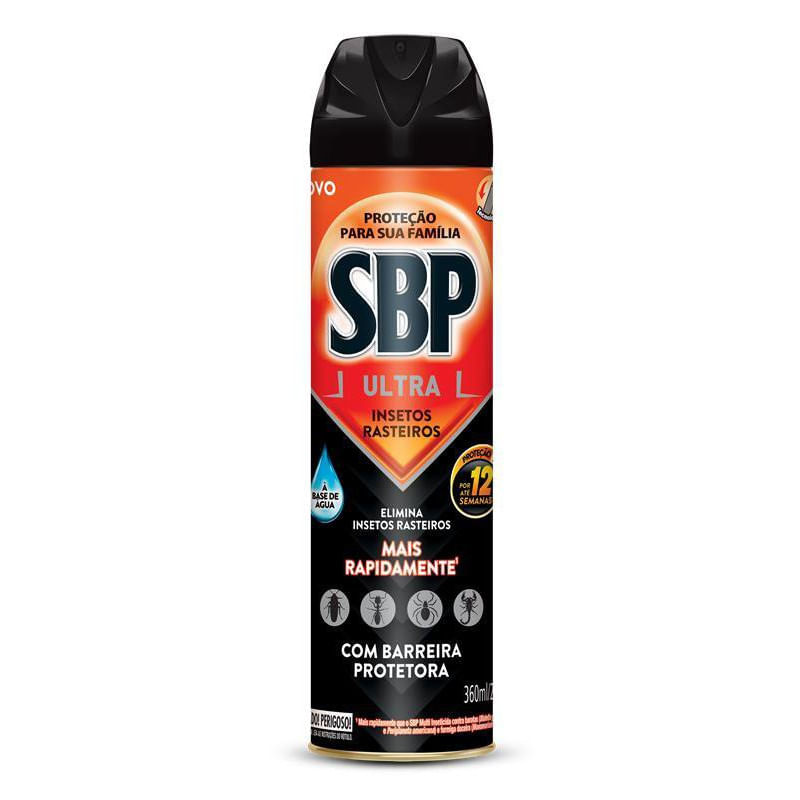 Inseticida Aerossol SBP Ultra Insetos Rasteiros 360ml