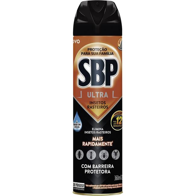 Inseticida Aerossol SBP Ultra Insetos Rasteiros 360ml