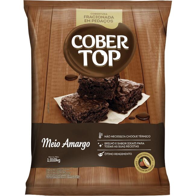 Cobertura de Chocolate Cober Top Frac Pdç M amargo 1,010kg