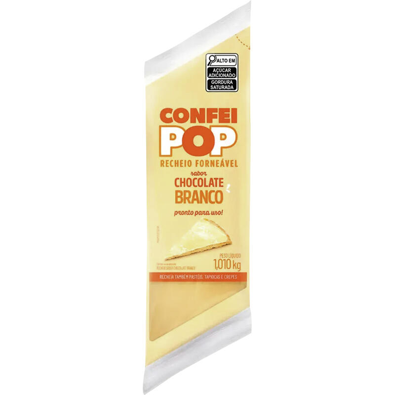Cobertura Forneável Harald Confeipop Choco Branco 1,010kg
