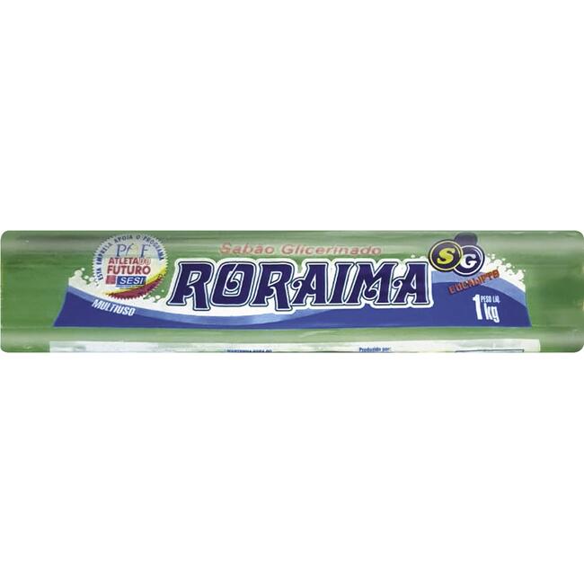 Sabão em Barra Roraima Glicerinado 1kg