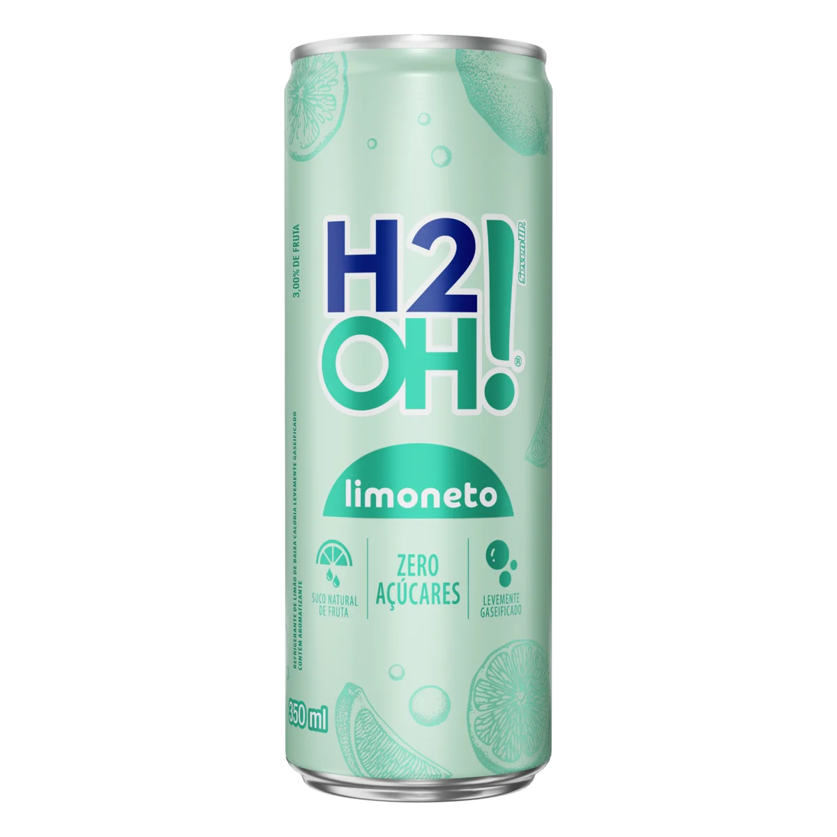 Refrigerante Limoneto Zero Açúcar H2OH! Lata 350ML