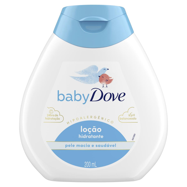 Loção Dove Baby 200ml - Hidratação Enriquecida