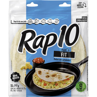 Pão Tortilha Fit Rap10  297g