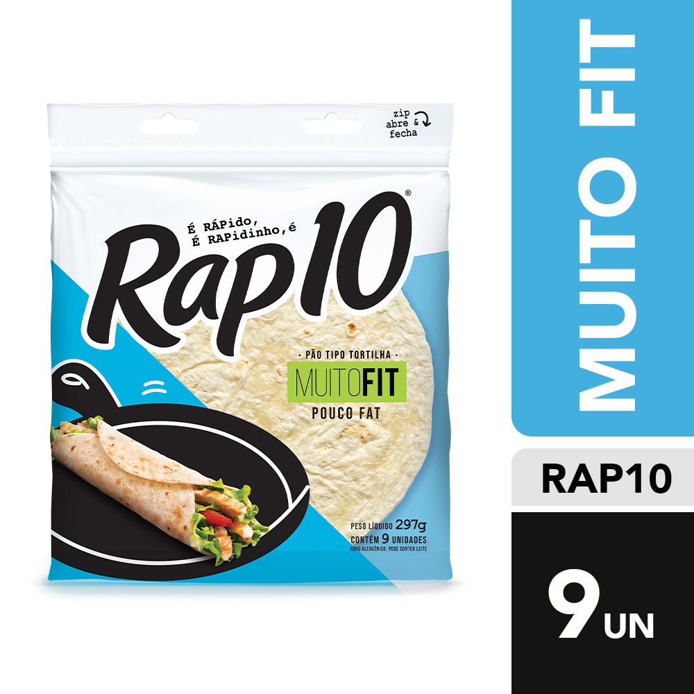Pão Tortilha Fit Rap10  297g