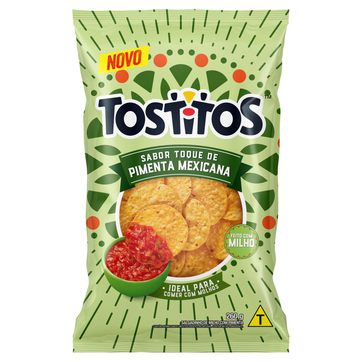 Salgadinho de Milho Toque de Pimenta Mexicana TOSTITOS 260g