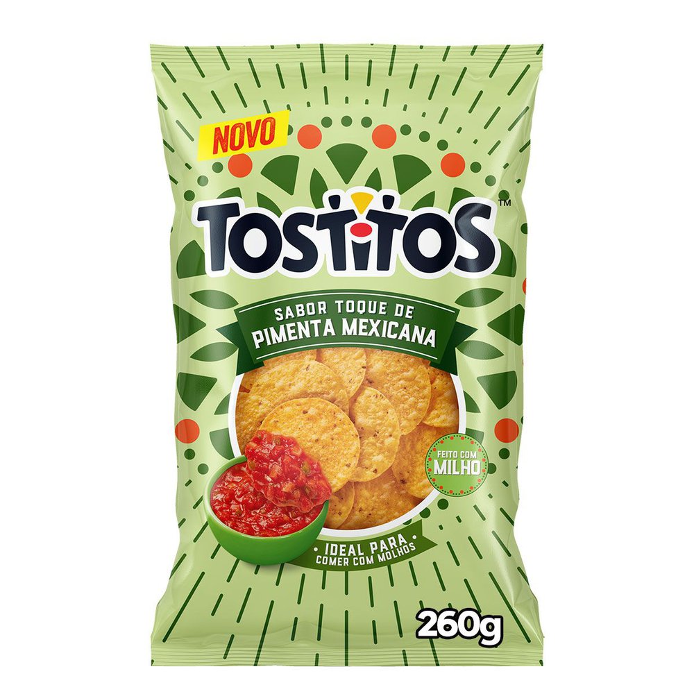 Salgadinho de Milho Toque de Pimenta Mexicana TOSTITOS 260g