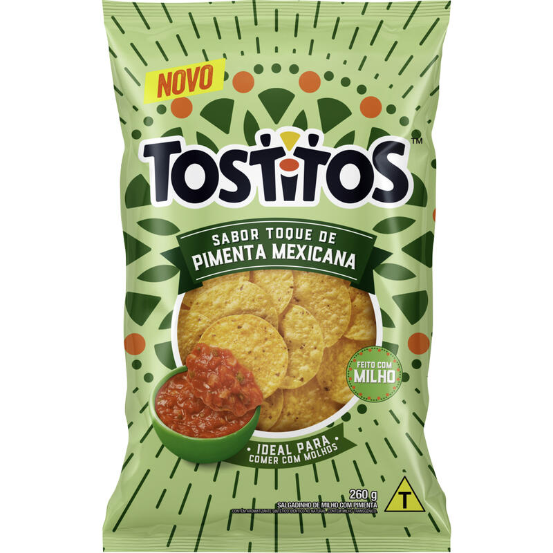 Salgadinho de Milho Toque de Pimenta Mexicana TOSTITOS 260g