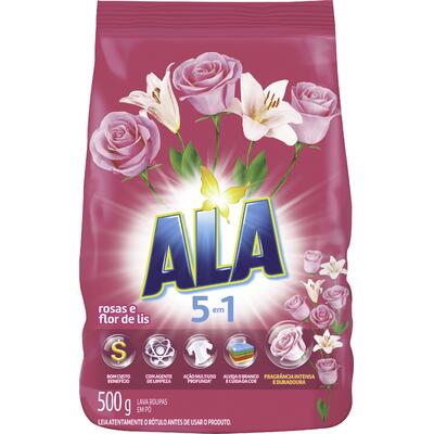 Lava Roupas em Pó Ala Rosas e Flor de Lis 500g