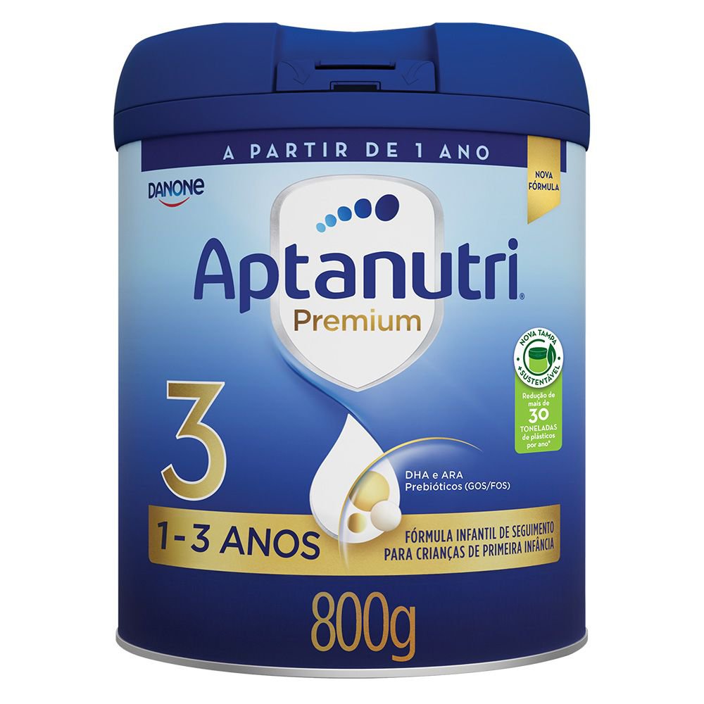 Fórmula Infantil Aptamil 3 Lata 800g