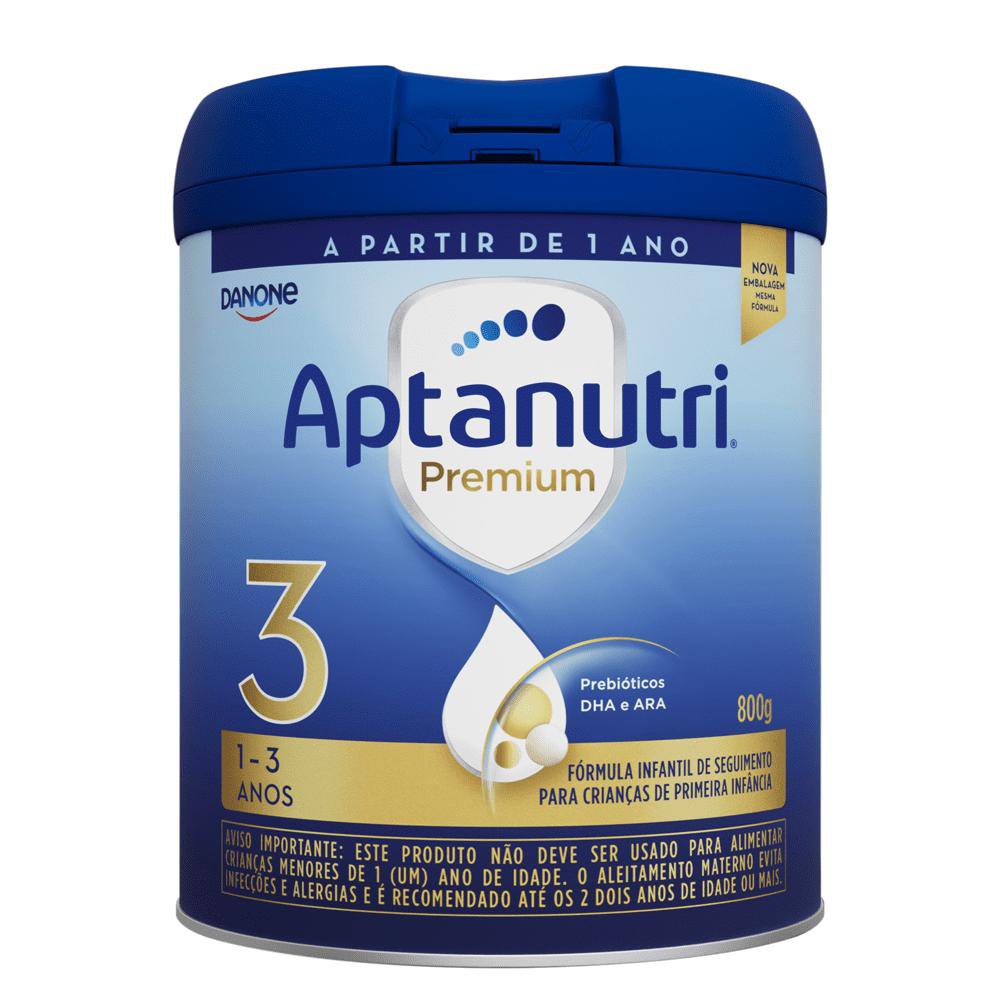 Fórmula Infantil Aptamil 3 Lata 800g