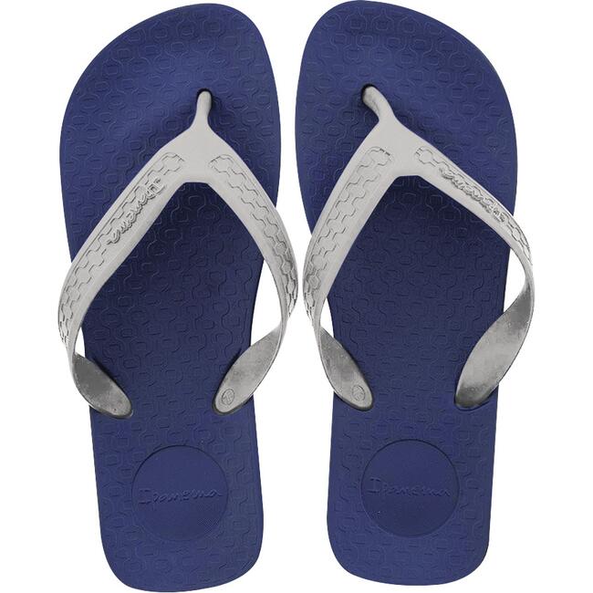 Sandália Anatômica Ipanema 41/42 Azul/Branco Par
