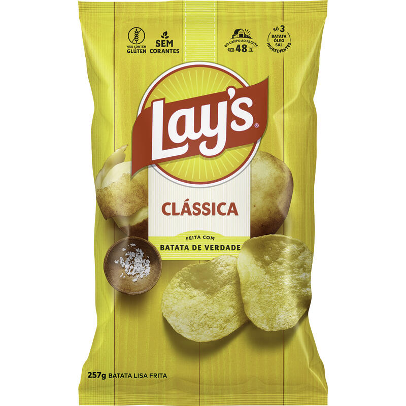 Salgadinho Batata Lay's Natural 275g